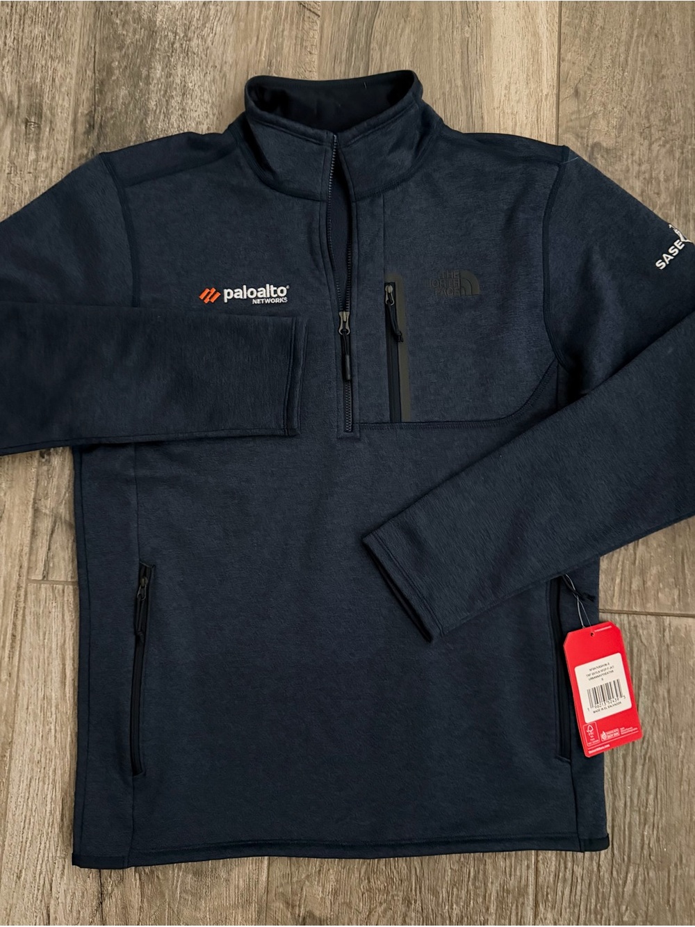 The North Face Women’s Navy Quarter-Zip with Palo Alto Networks Logo NET